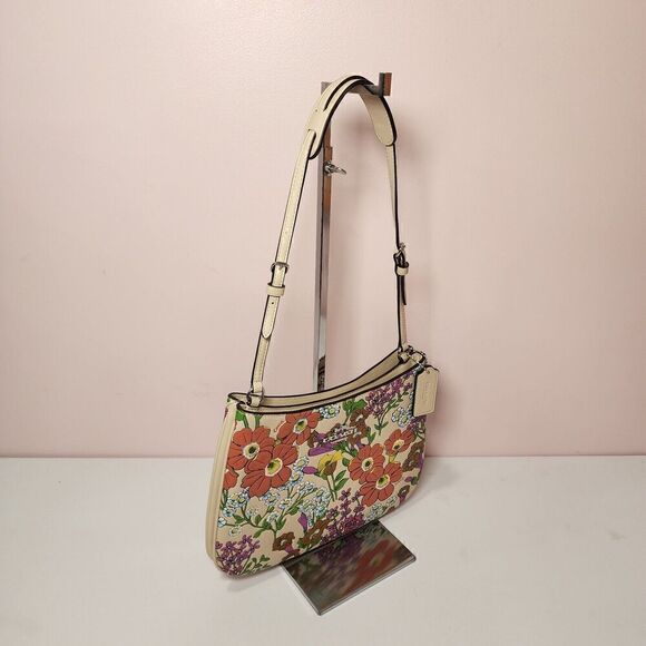 NWT Coach CR162 Penelope Shoulder Bag With Floral Print - Picture 4 of 6